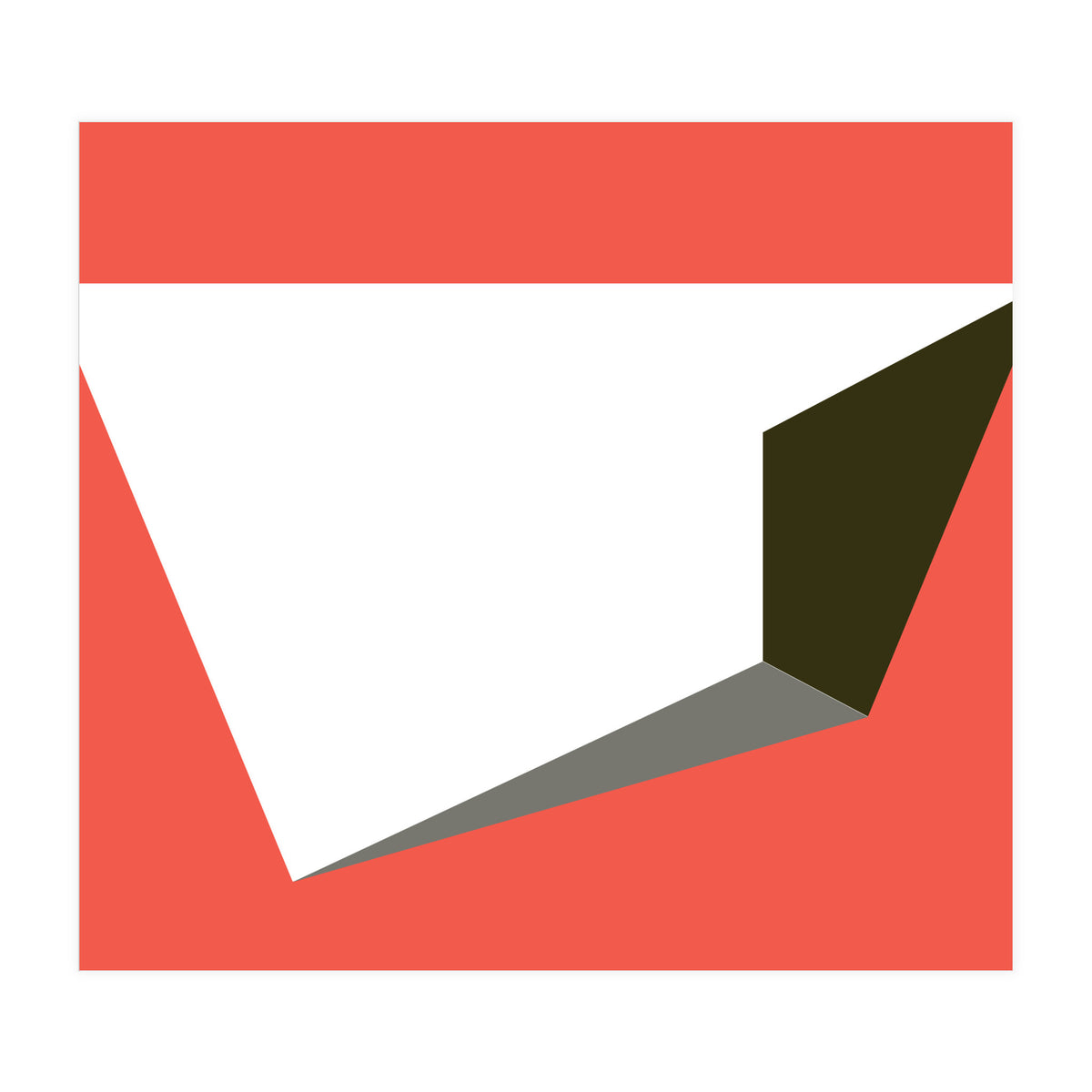 Geometric Shapes No. 81 - pink, grey, black & white (Print Only)