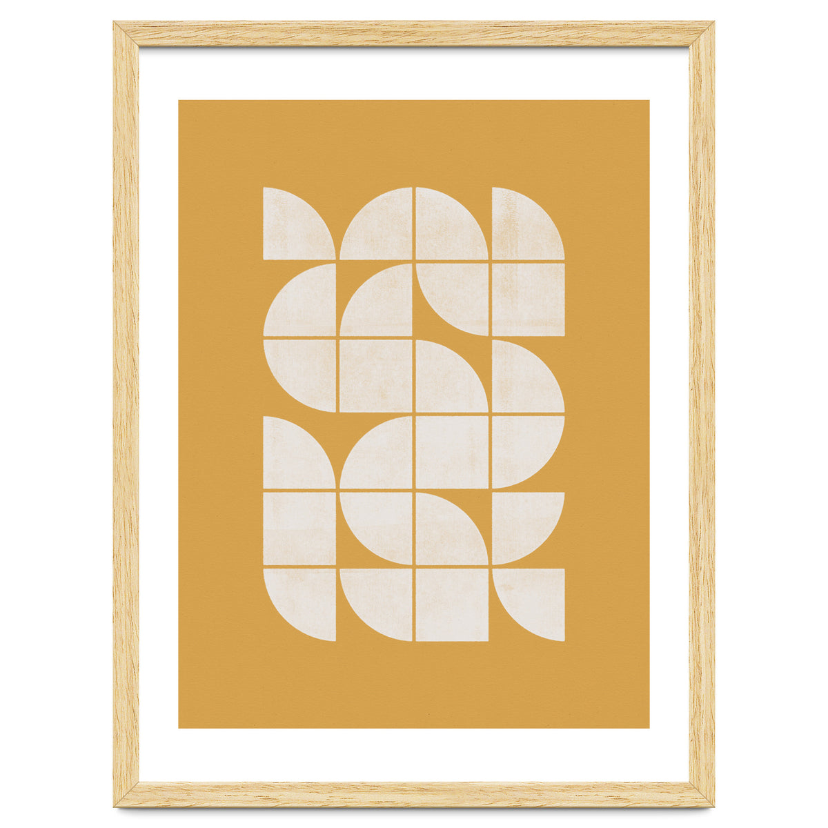 Mid-Century Modern No.26 - Woodblock Print