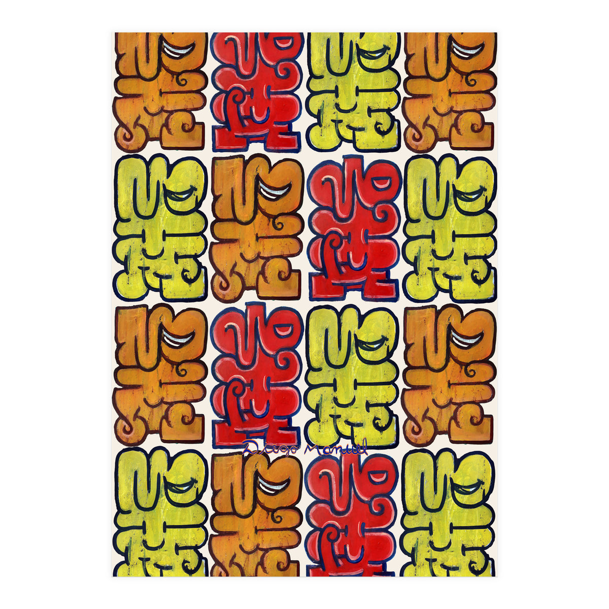 Garffiti 23 29 33 Tapiz B (Print Only)