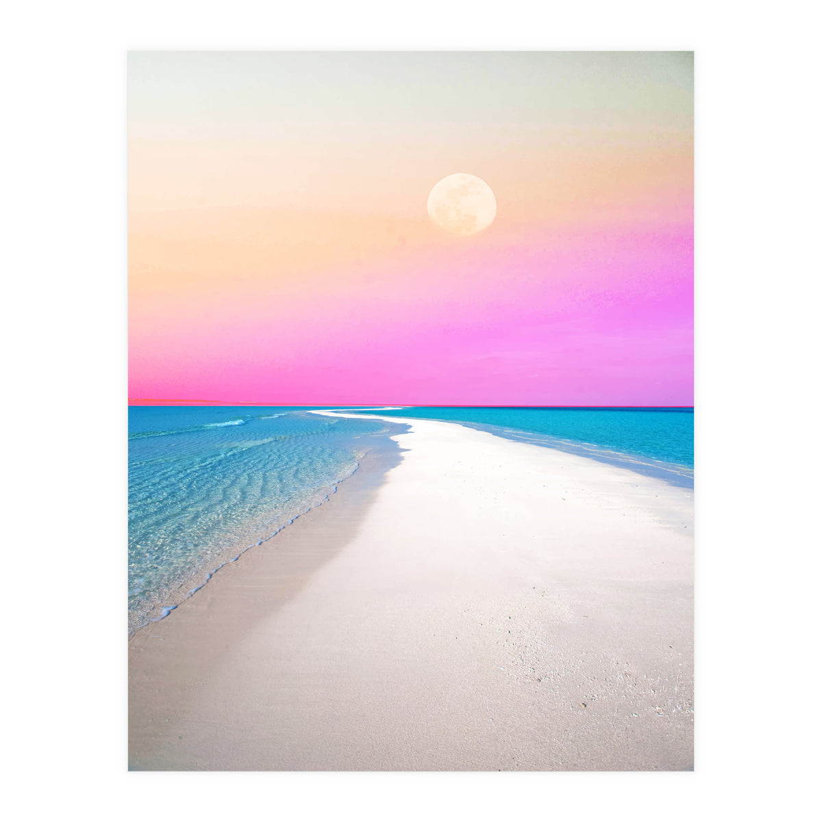 Ocean & Moon II (Print Only)