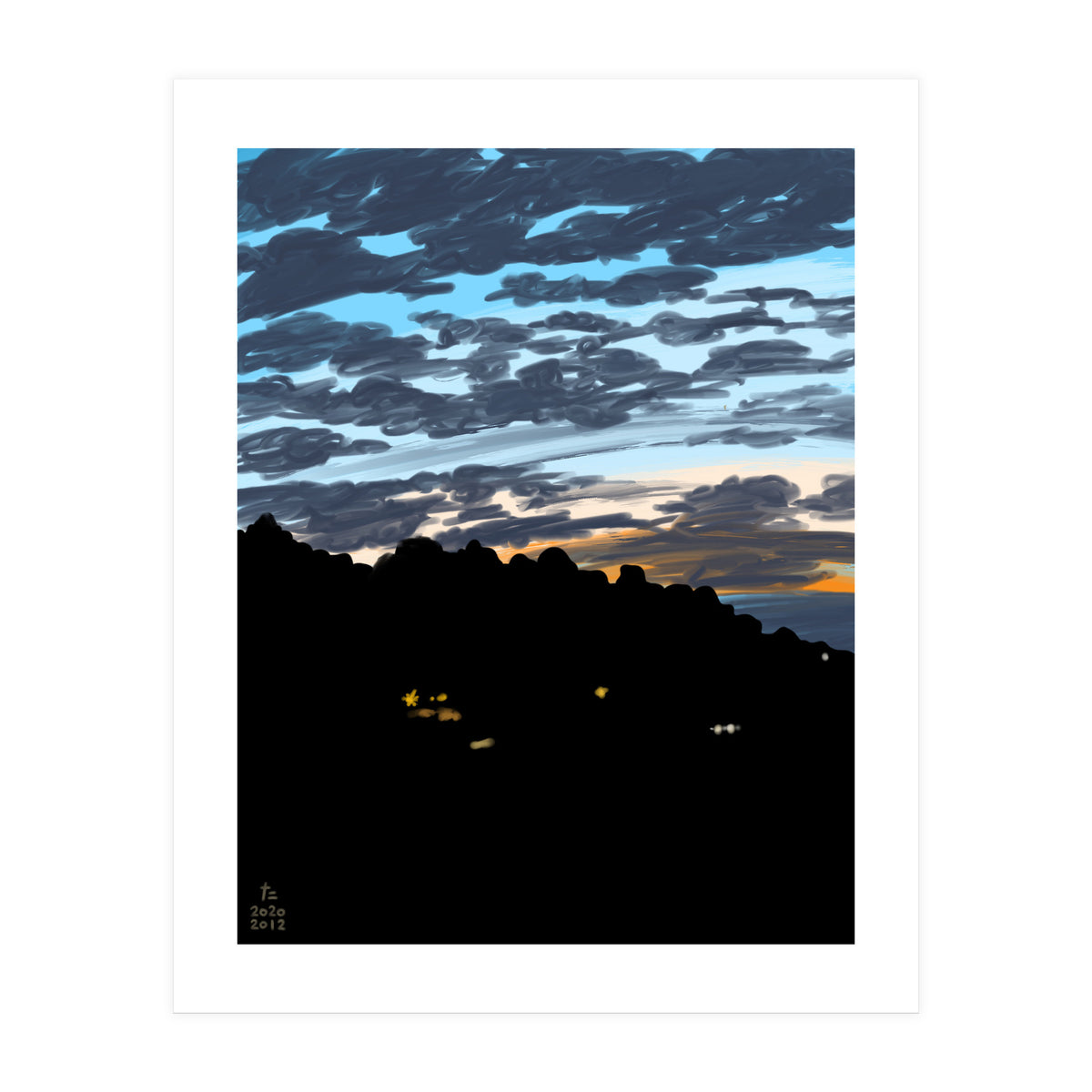 Blue Twilight (Print Only)