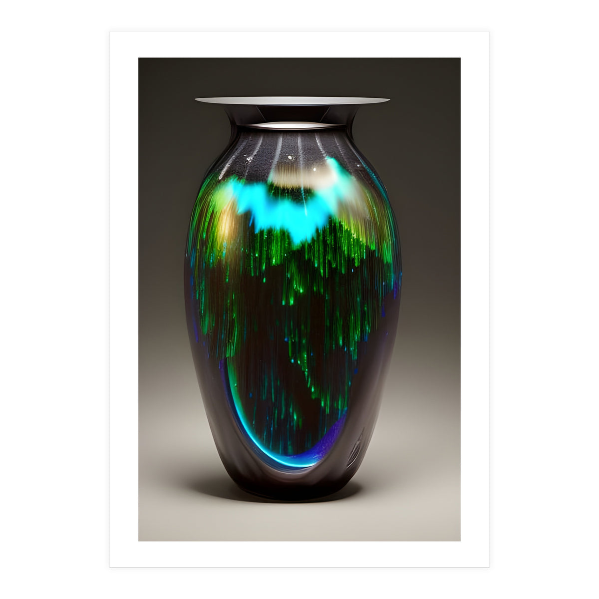 Antique Cosmic Vase Digital AI Art (Print Only)
