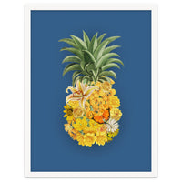 Pineapple Floral Blue