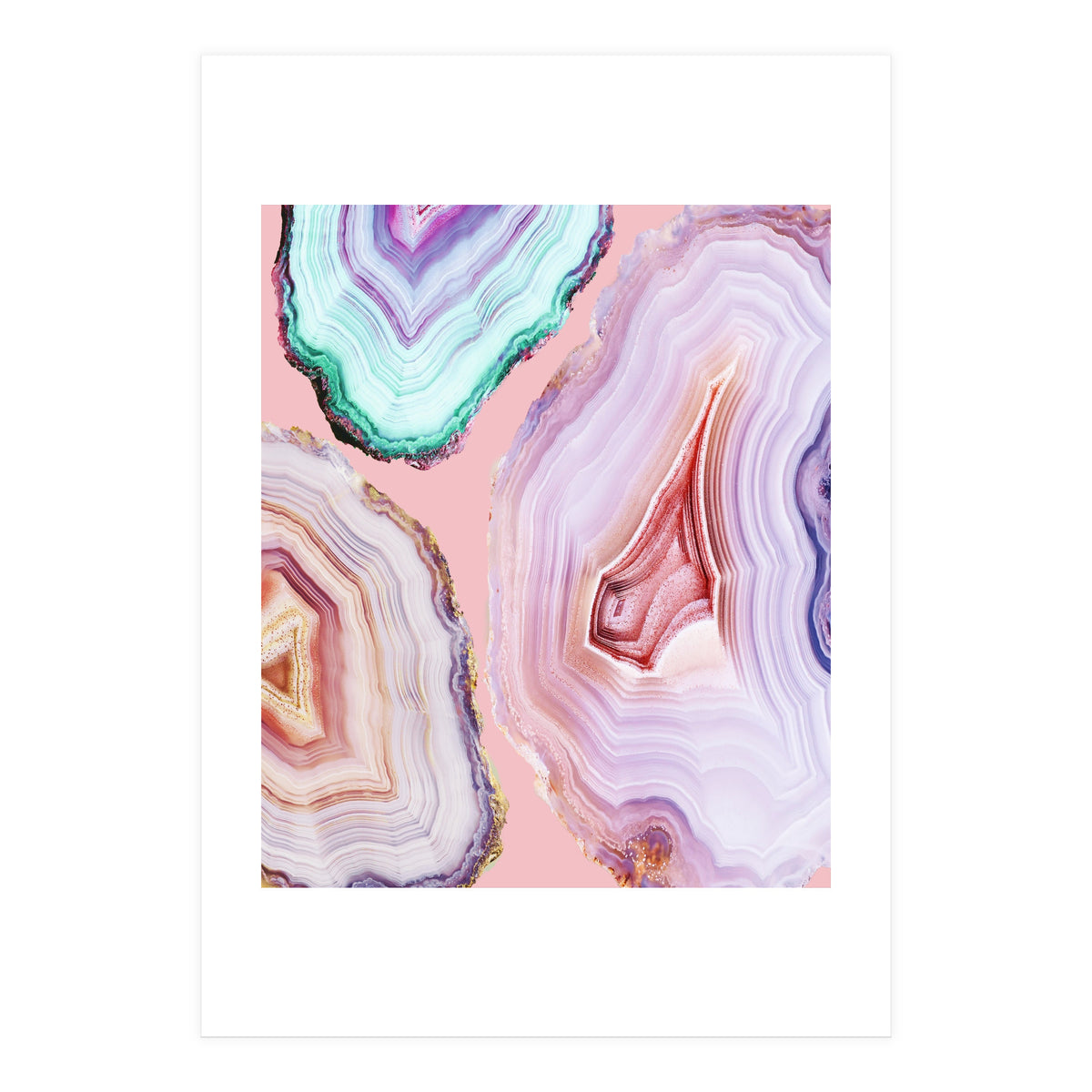 Mineral Agates #Glam collection (Print Only)