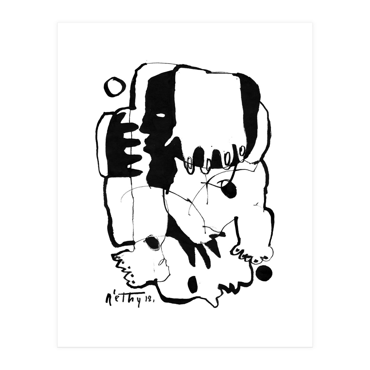 Everlasting Fight - b&w (Print Only)