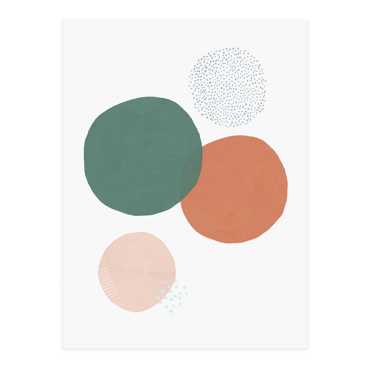 Abstract Soft Circles  (Print Only)