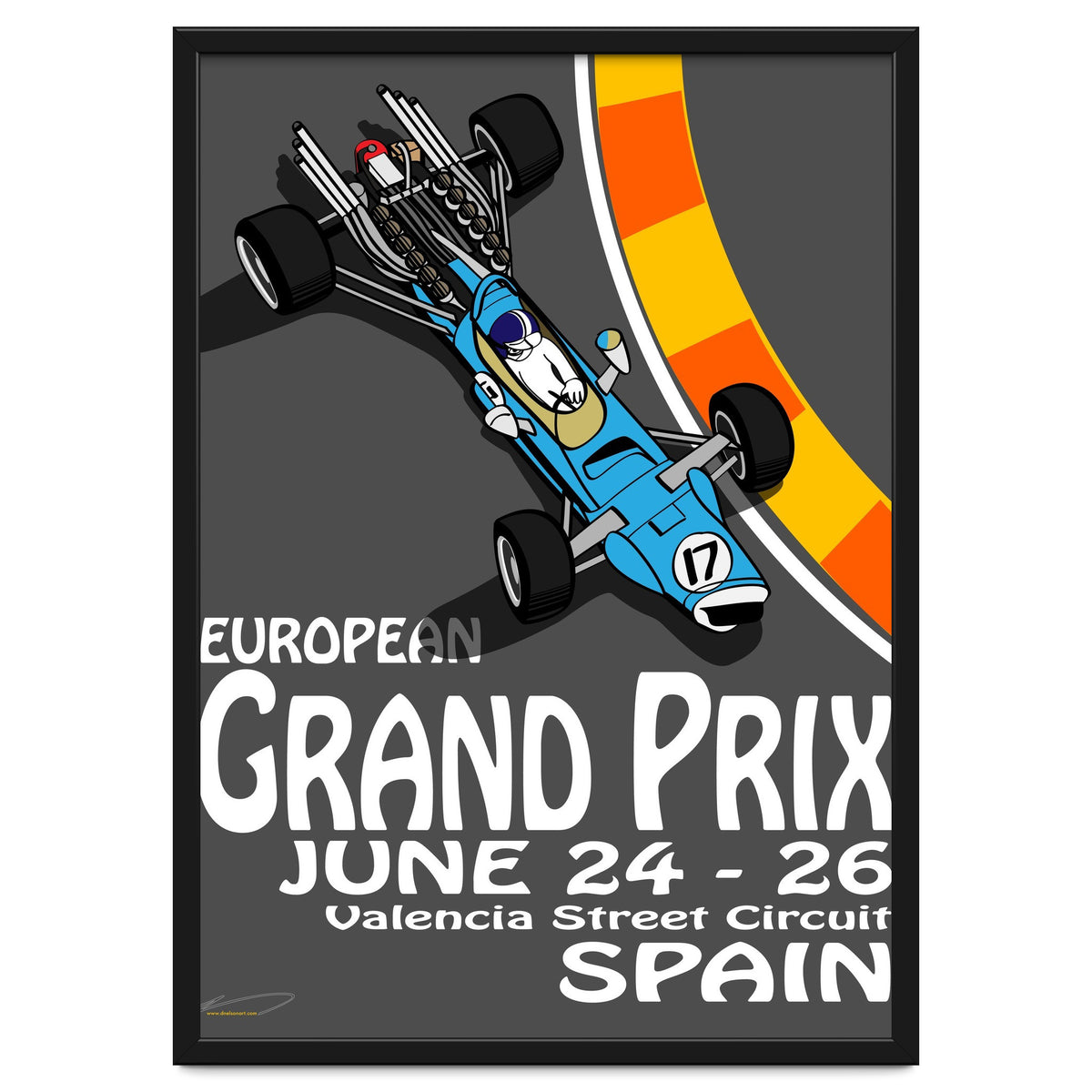 European Grand Prix poster