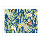 Leopard & Flowers (Print Only) thumbnail