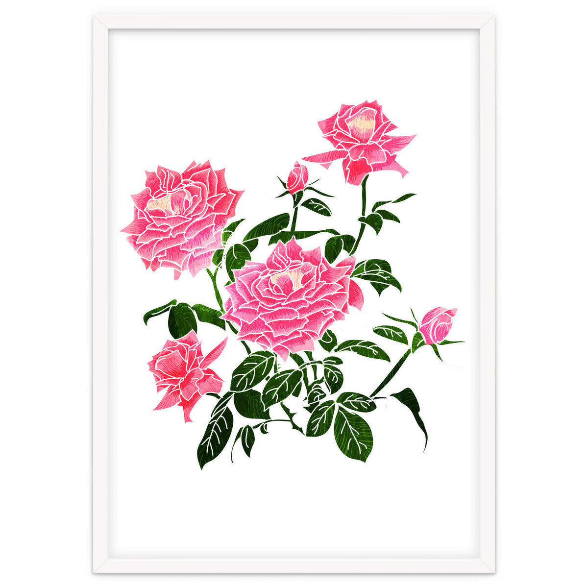 Rose V2 Art Print