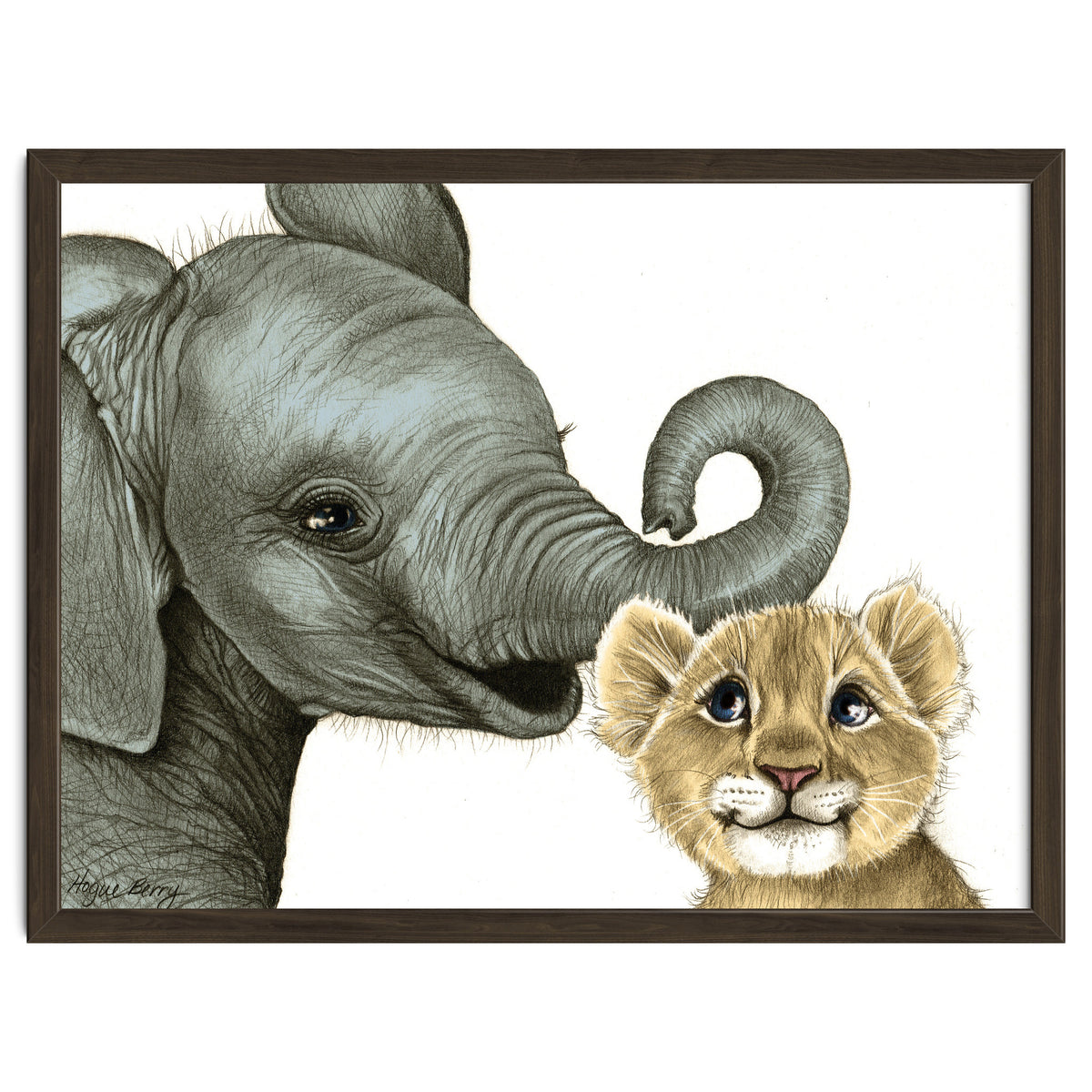 Best Friends, Elephant and Lion