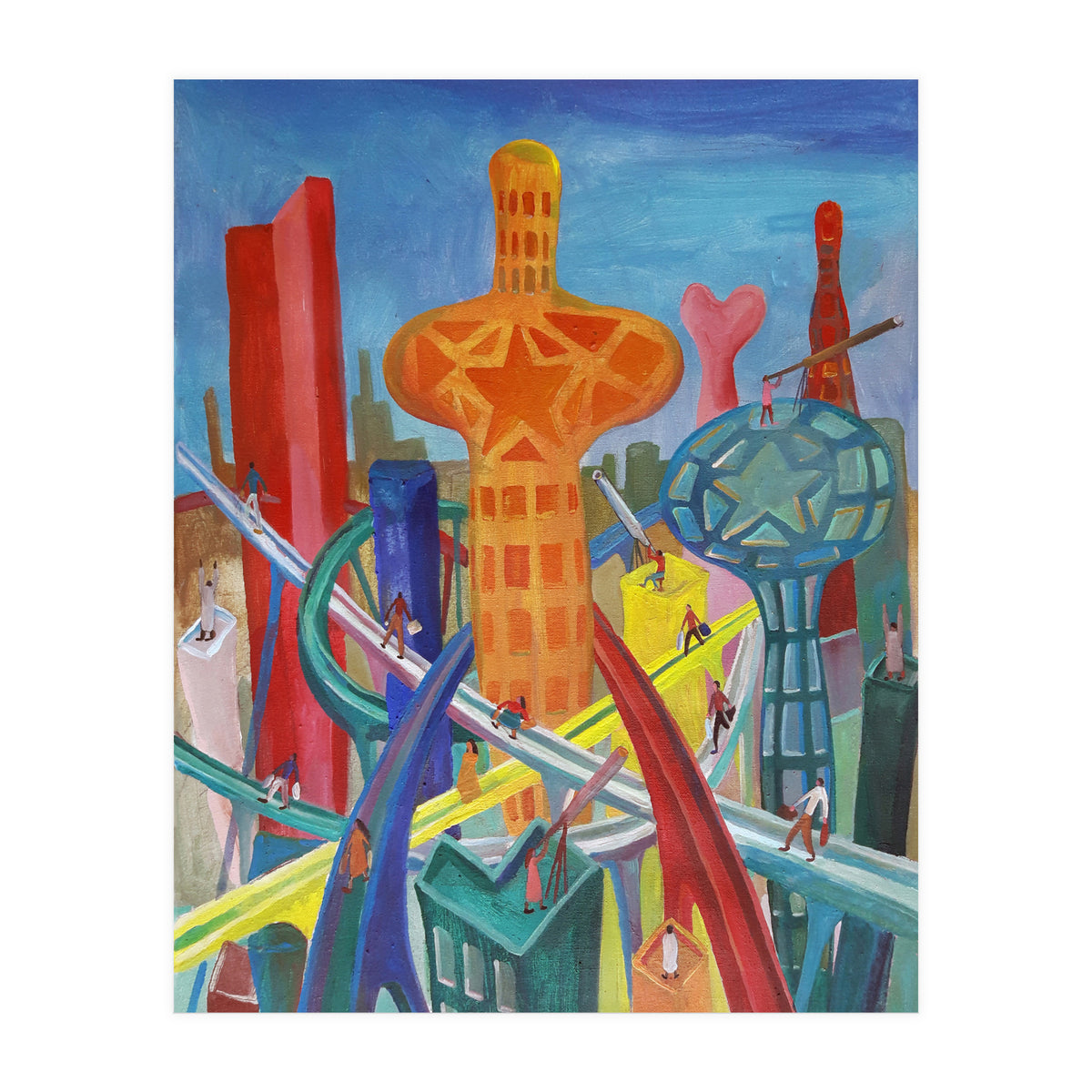 Ciudad Futurista (Print Only)