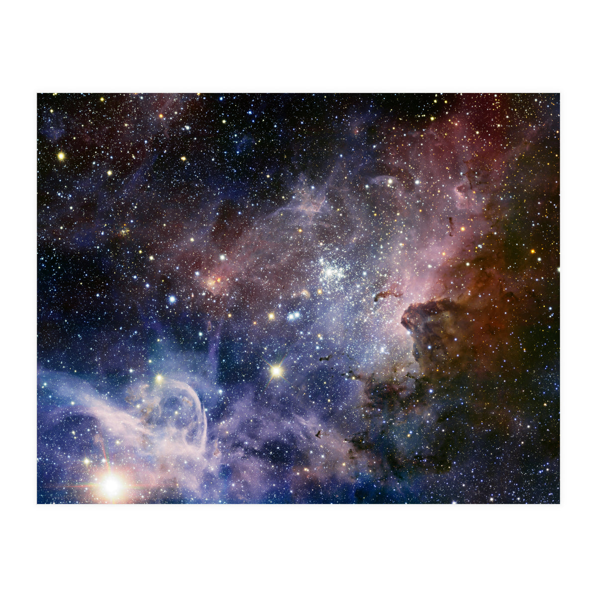 Carina Nebula's Hidden Secrets (Print Only)