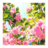 Day dreaming under the blooming Bougainvillea | Summer botanical Floral Vintage Garden Painting (Print Only) thumbnail