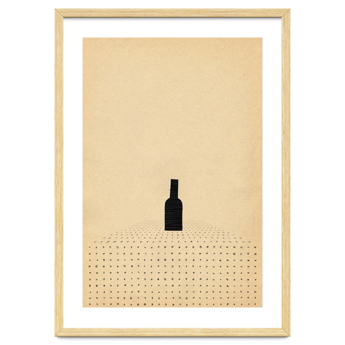 Wine bottle on the table