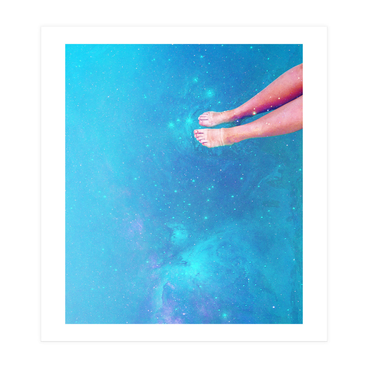 Retro Space Swim (Print Only)