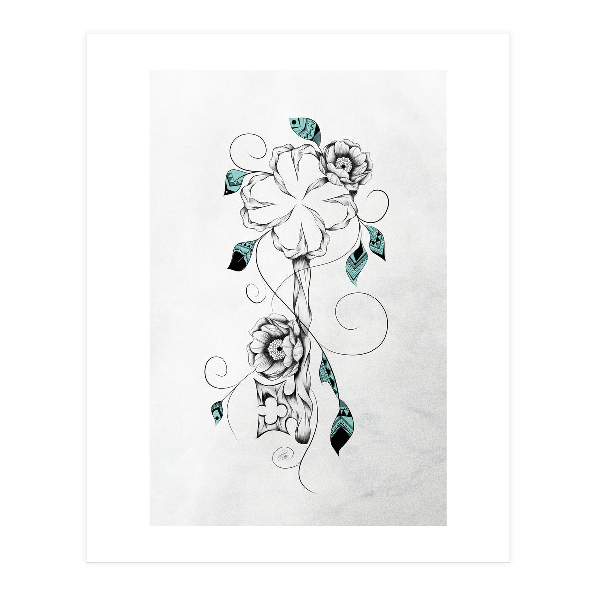 Poetic Key Of Luck (Print Only)