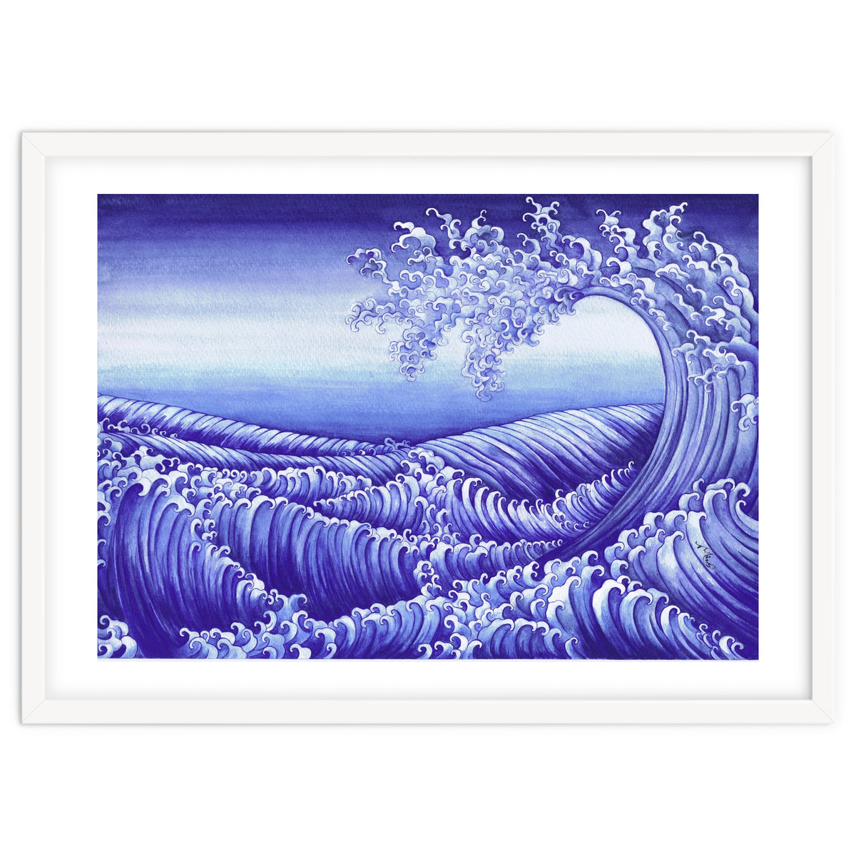 Turbulent Water Triptych part 3