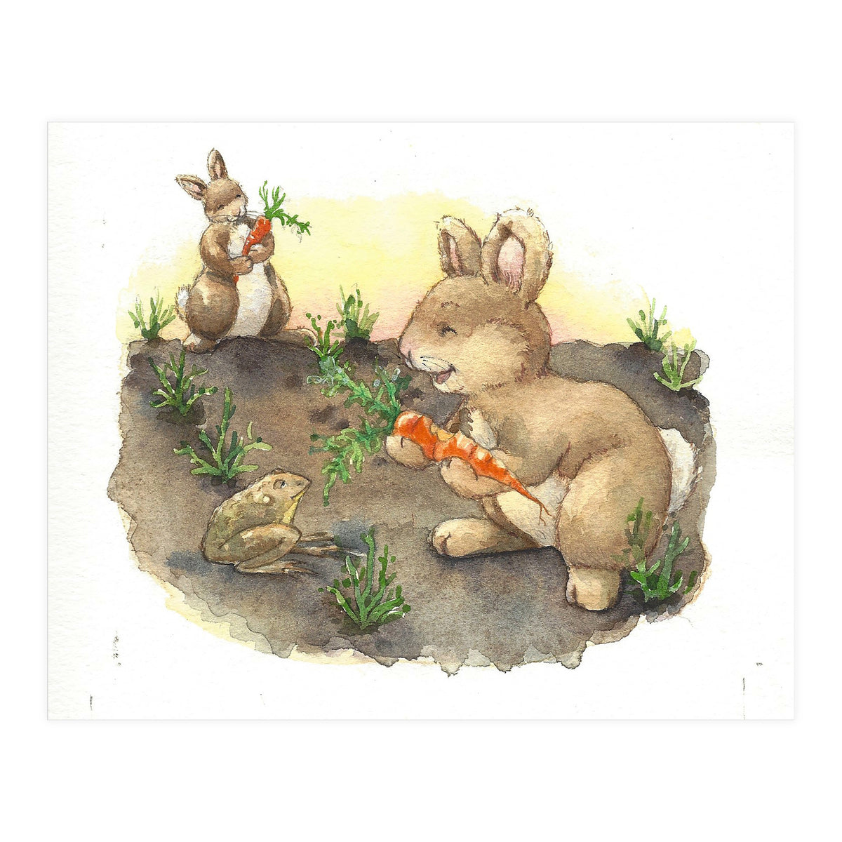 Harvesting Bunnies (Print Only)