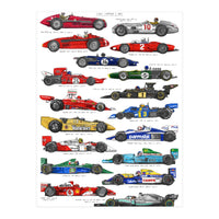F1 Cars (Print Only)