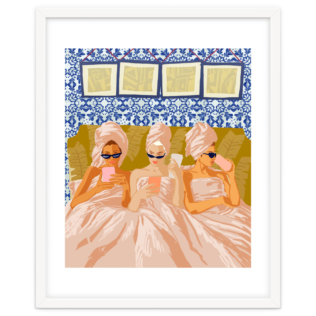 Ladies-Only Club | Girl Talk Slumber Party BFF | Bohemian Feminism Independent Moroccan Women