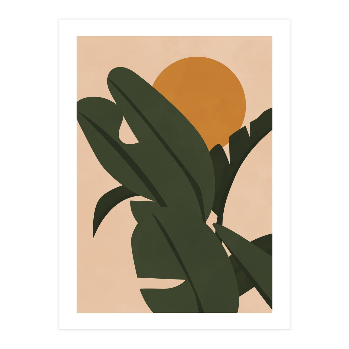 Banana Leaves Boho Style (Print Only)