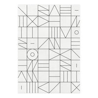 My Favorite Geometric Patterns No.1 - White (Print Only)