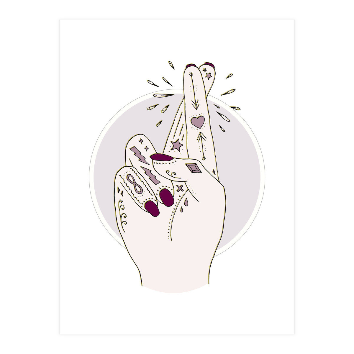Fingers Crossed (Print Only)