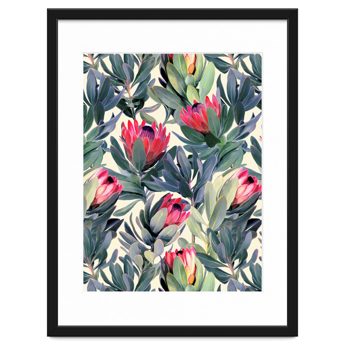Painted Protea Pattern