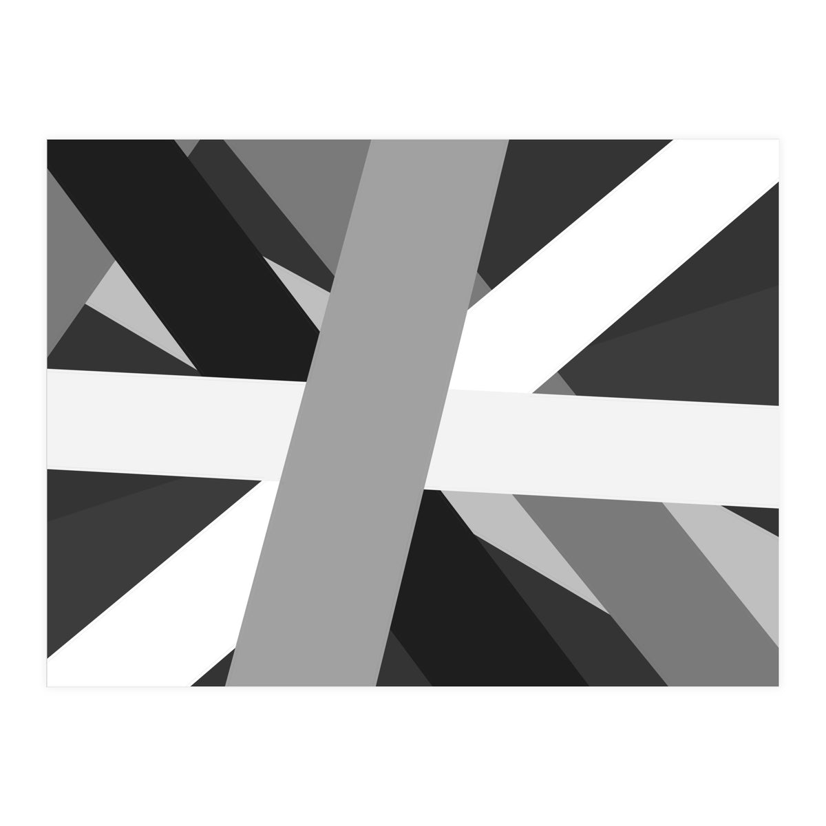 Grey pie 4 (Print Only)