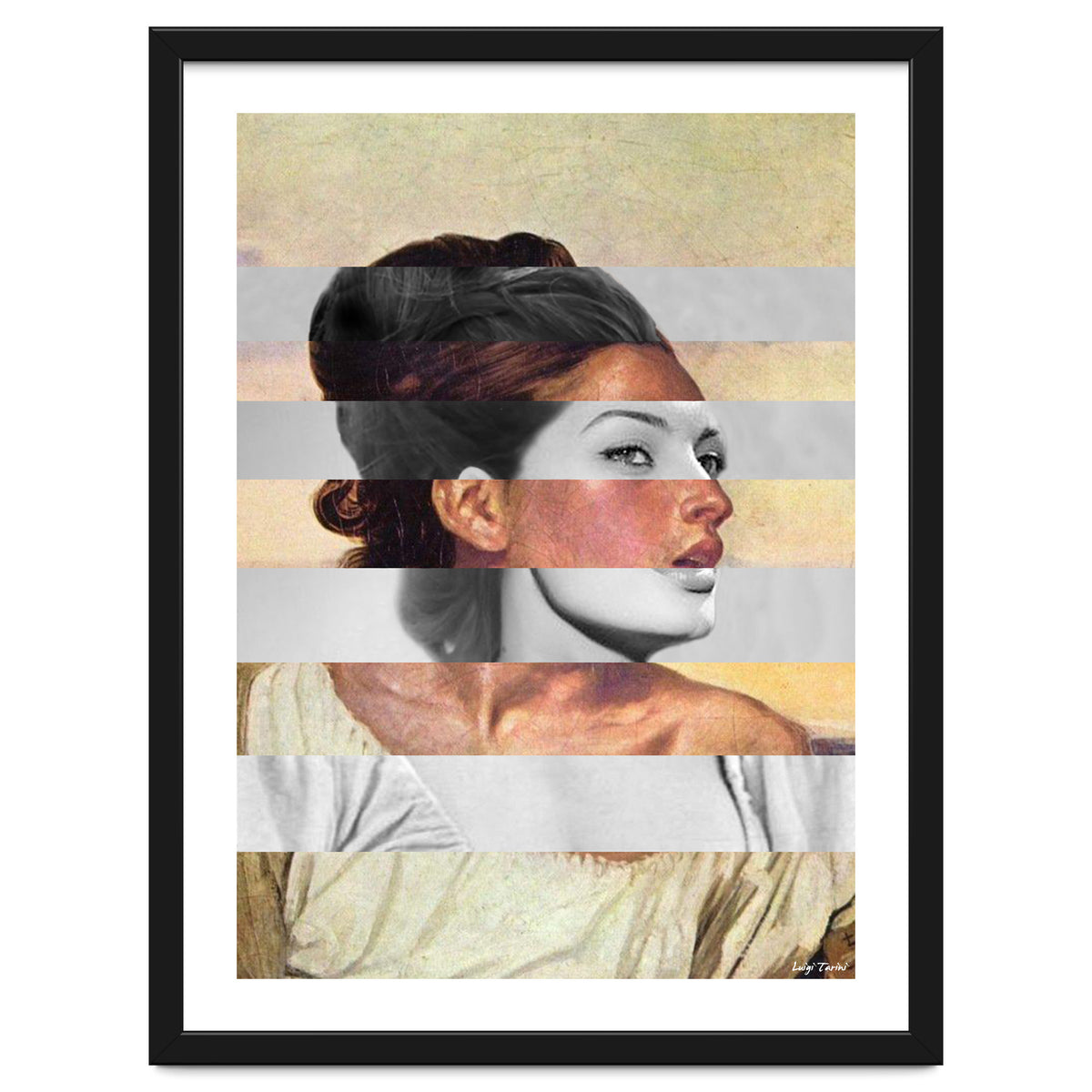 Delacroix's Orphan Girl At The Cemetery & Sophia Loren