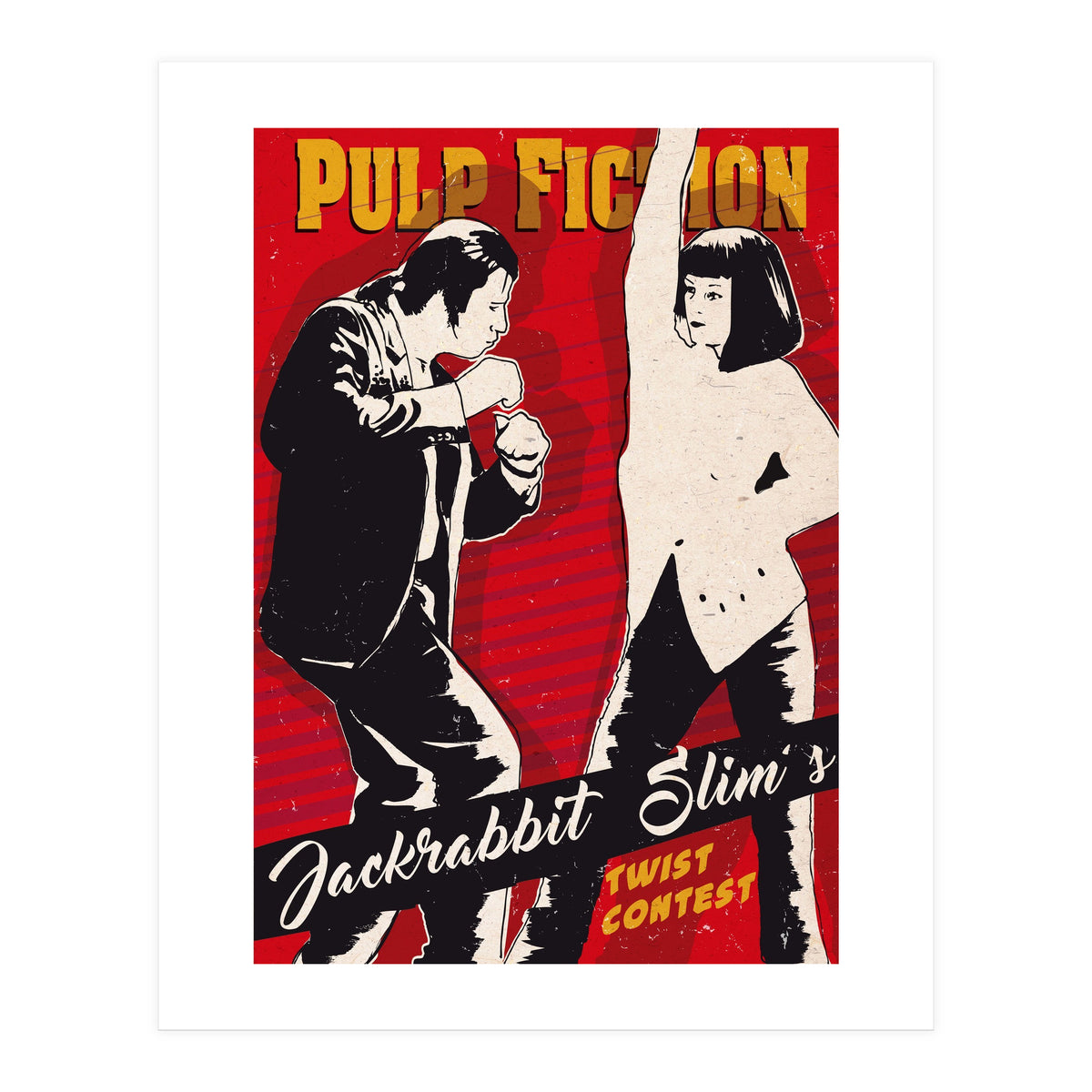 Twist dance Pulp Fiction movie poster (Print Only)