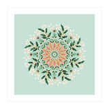 Floral Mandala | Mint Green (Print Only) thumbnail