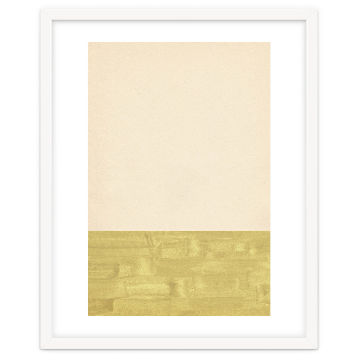 Green and beige color blocks