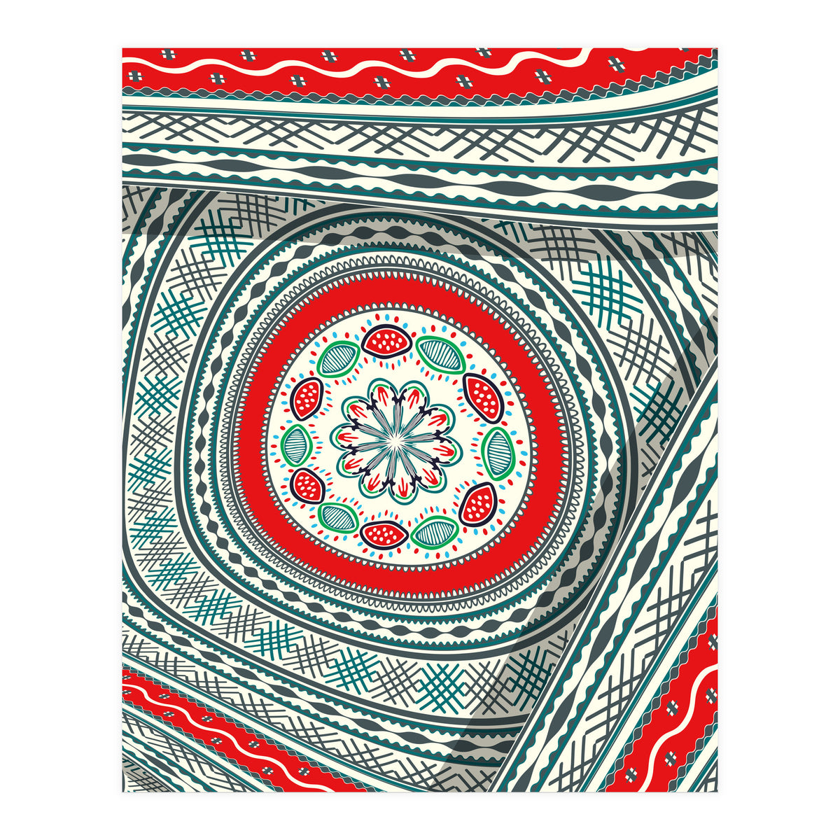 Romanian embroidery background 11 (Print Only)