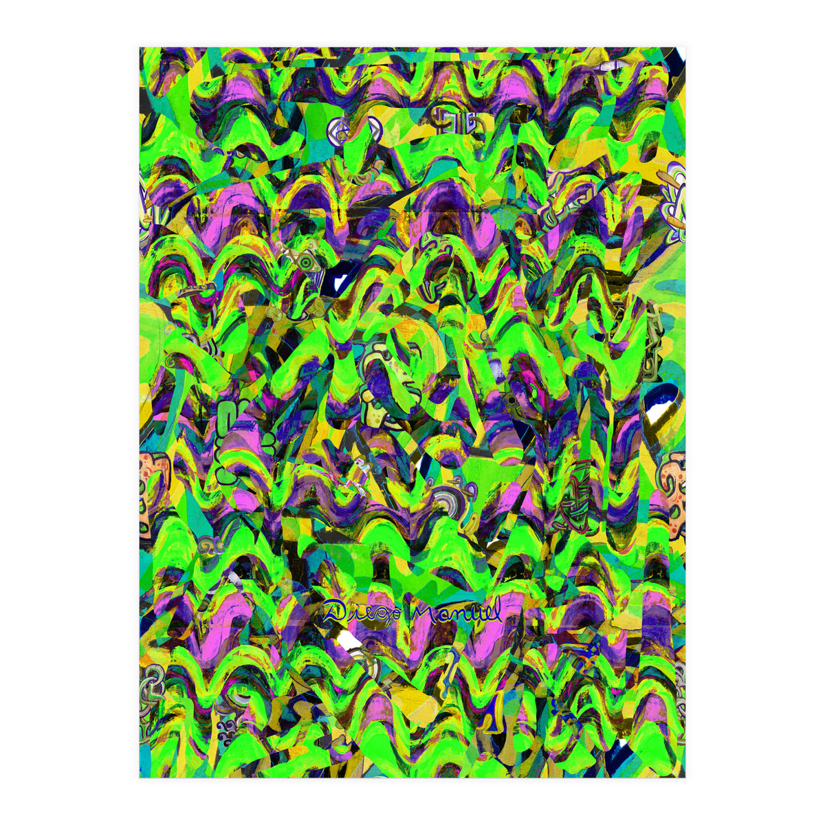 New Graffiti B 25 (Print Only)