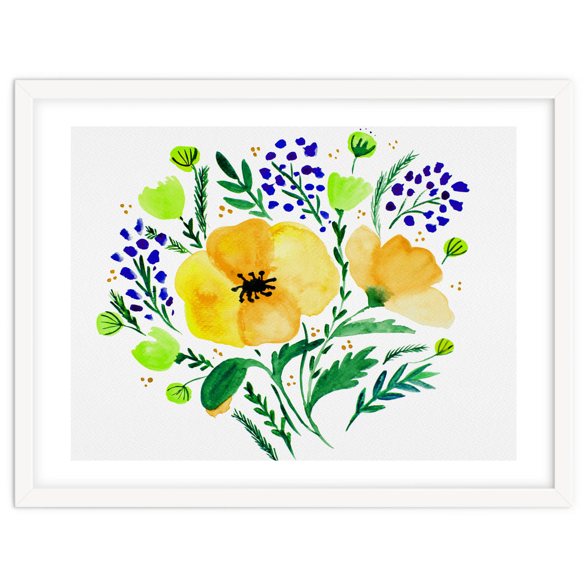Yellow Poppies