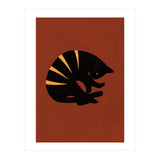 Black Cat Modern Terracotta (Print Only) thumbnail