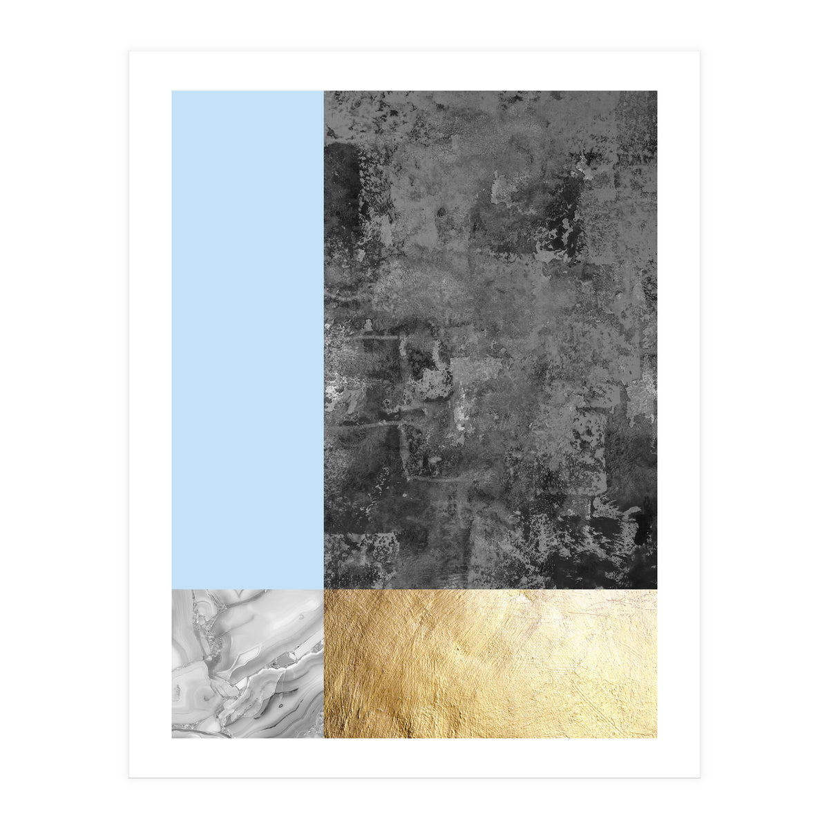 Geometric and golden III (Print Only)