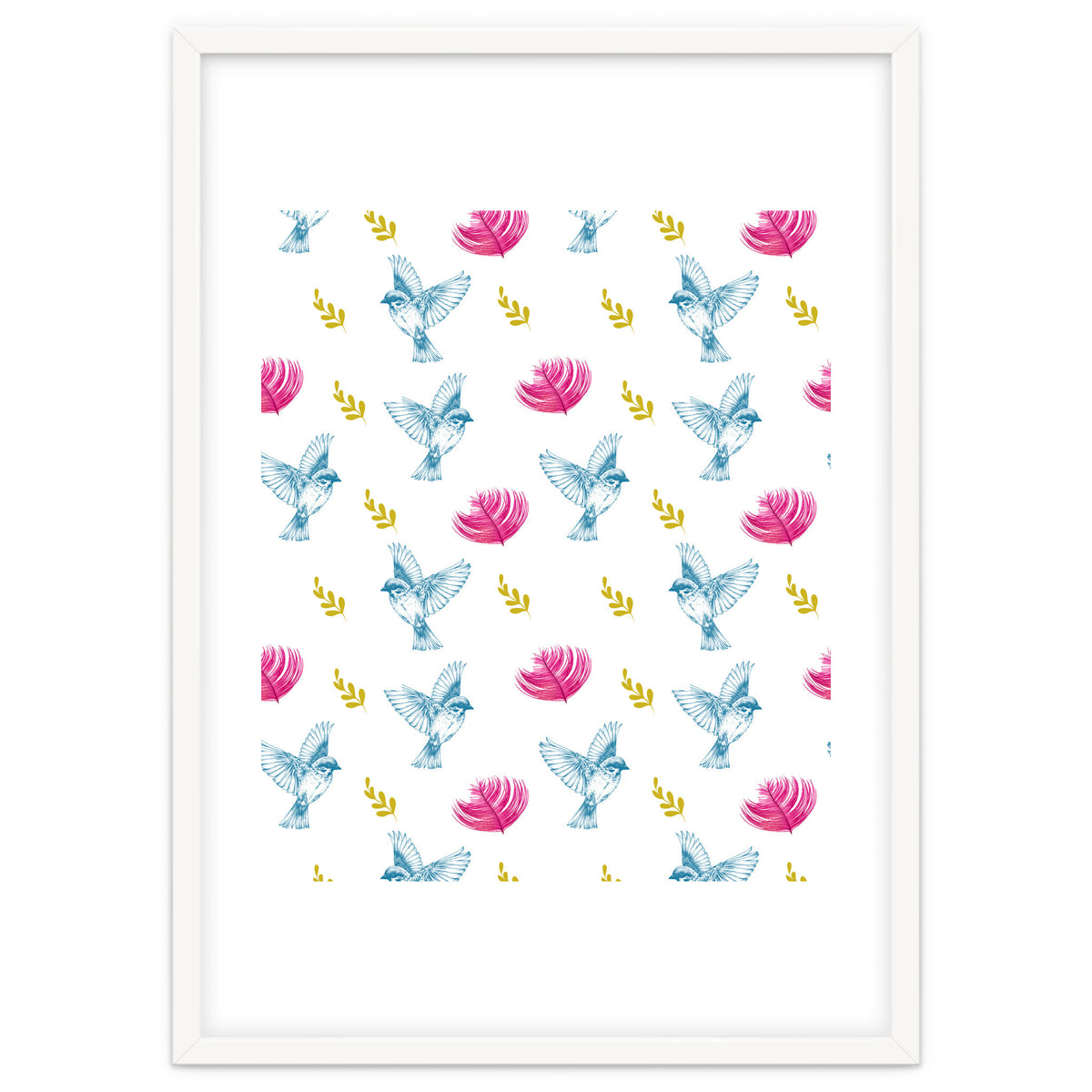 Blue Bird Pattern