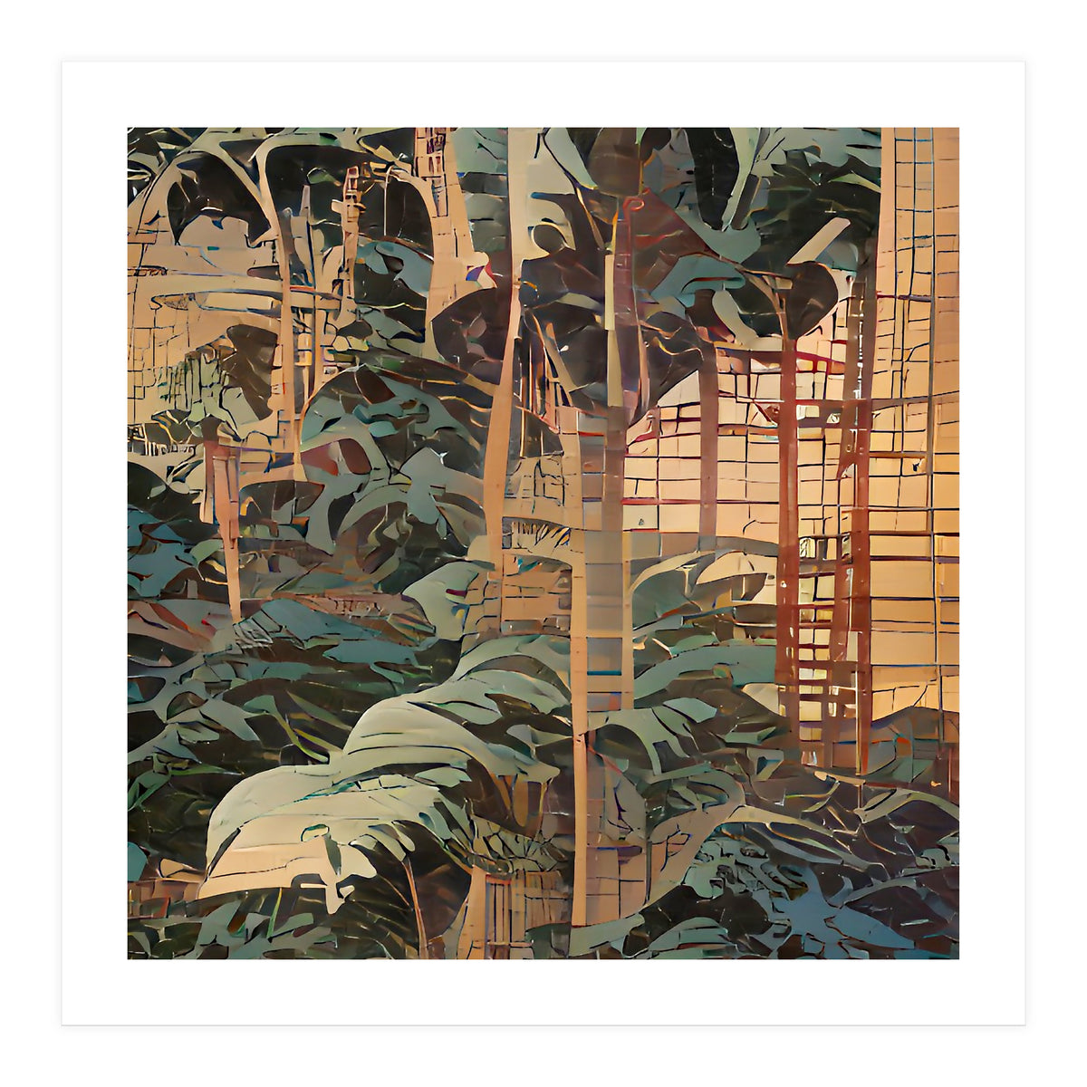 TROPICAL FOREST no4-B - UKIYO-e (Print Only)
