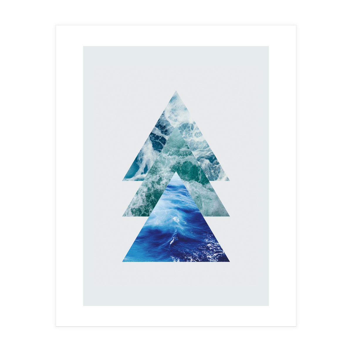 Ocean Triangles (Print Only)