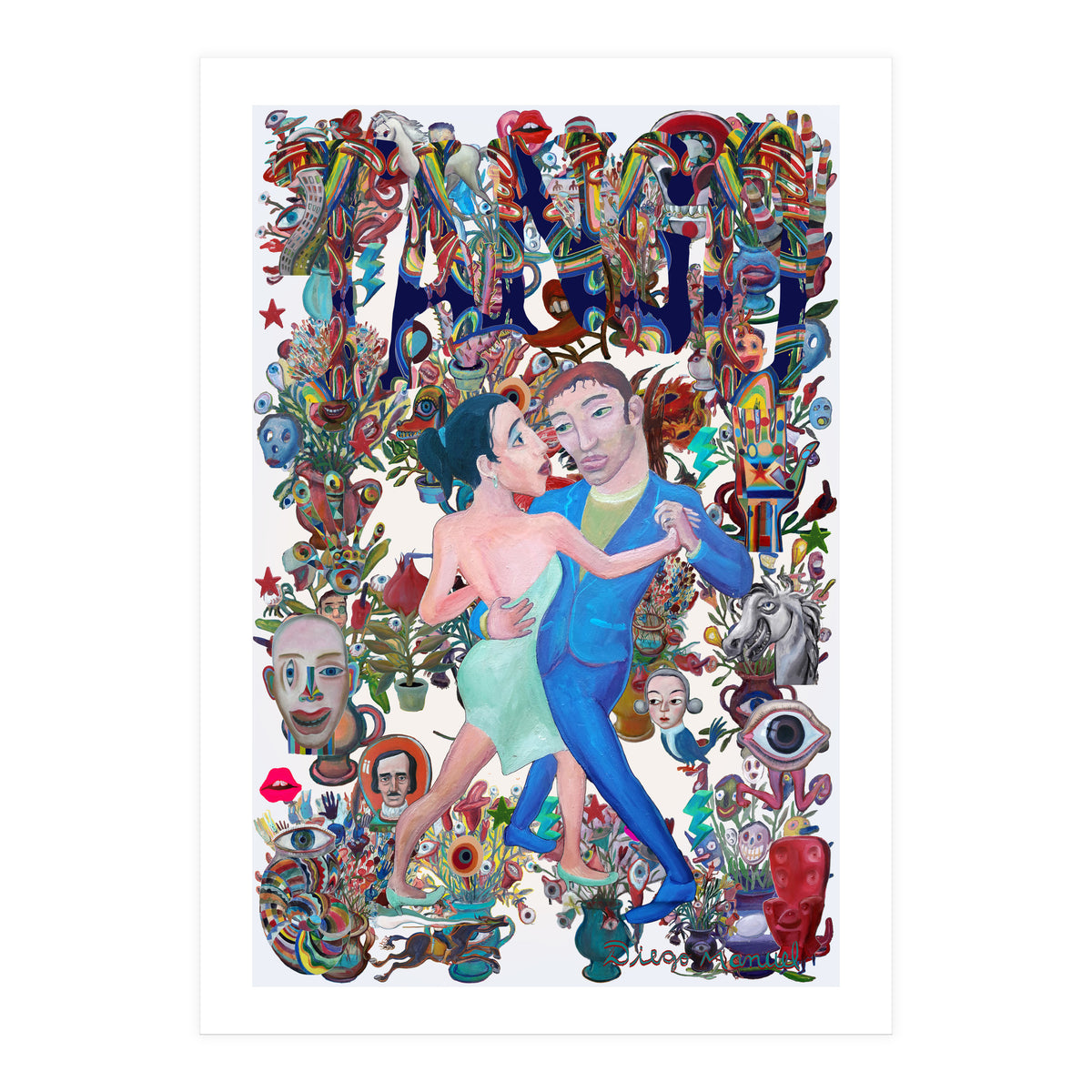 Tango Nuevo Tapiz 7 (Print Only)