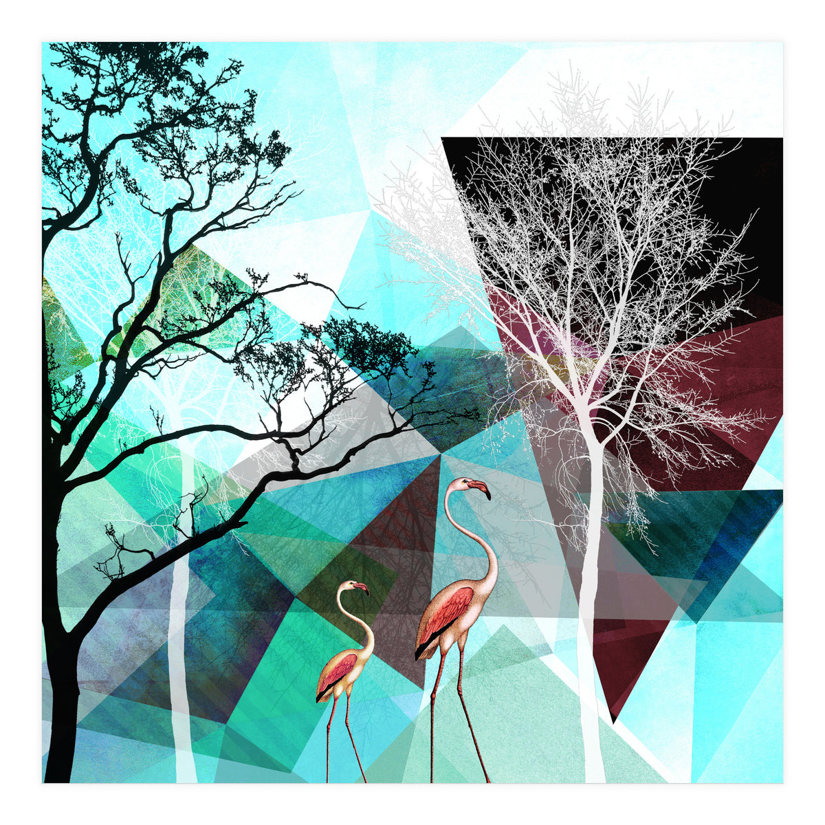 FLAMINGOS P26 (Print Only)