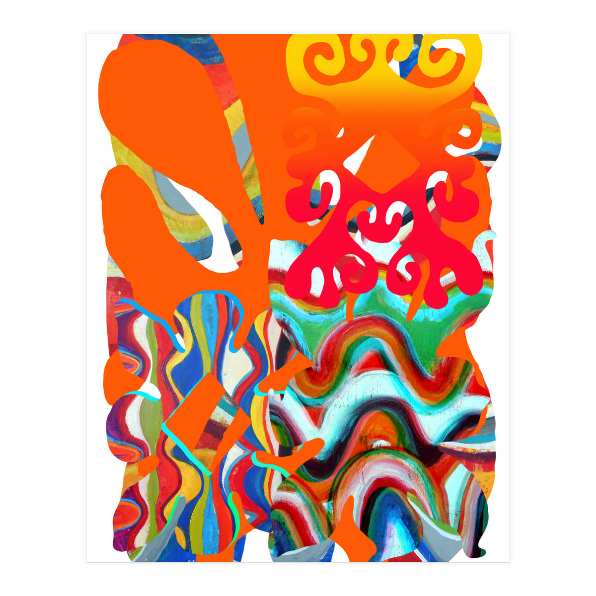 Pop Abstract Asimetrico 5 Copia (Print Only)