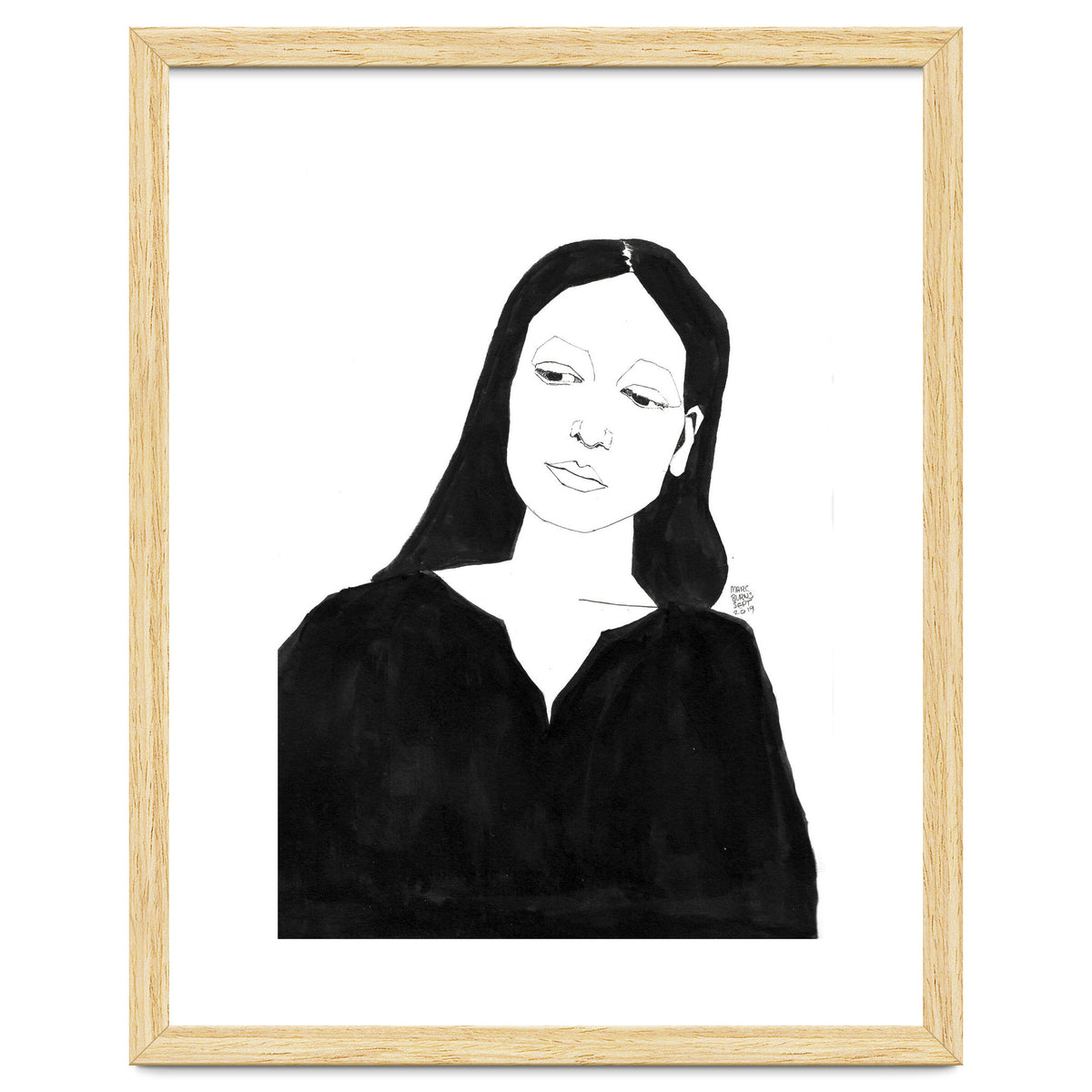 Untitled #36 - Woman in black