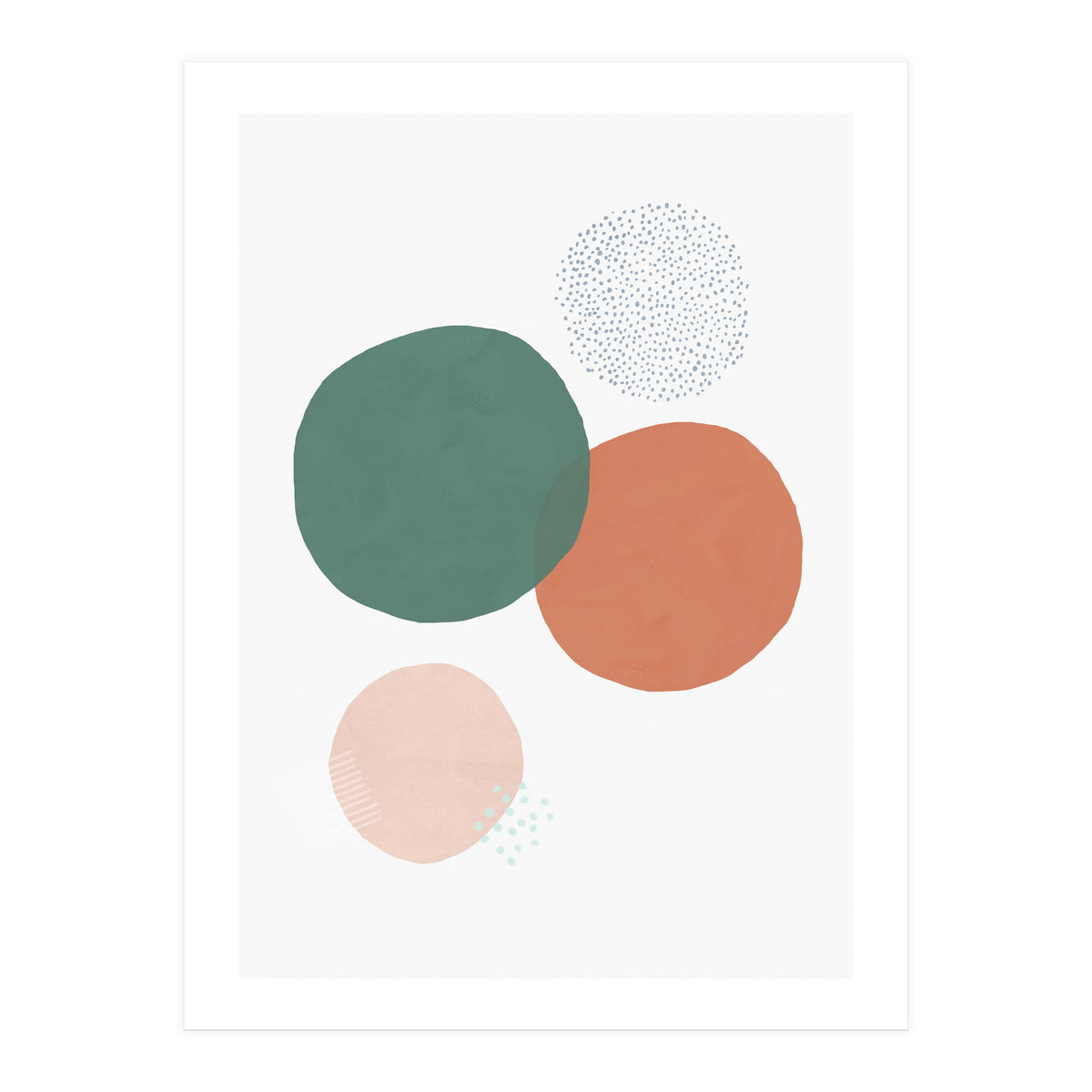 Abstract Soft Circles  (Print Only)