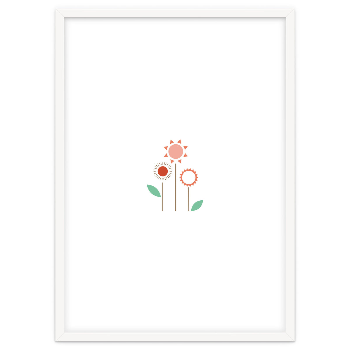 Sun And Flower On My Wall Rgb