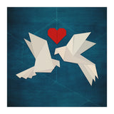 Origami love birds (Print Only) thumbnail