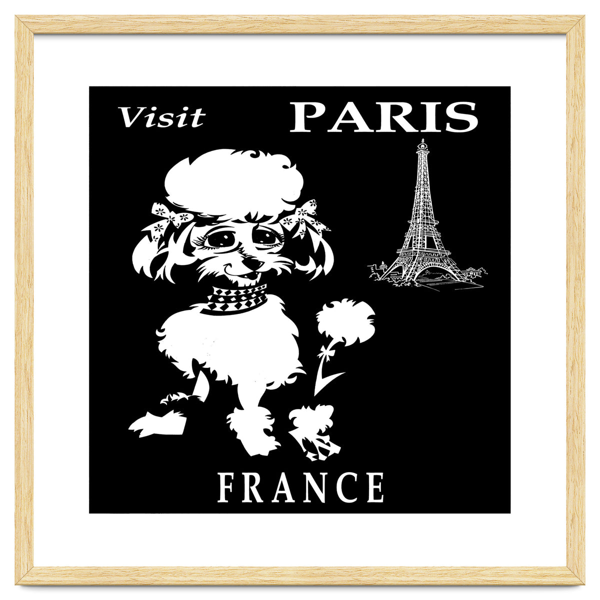 Paris France Travel Poster