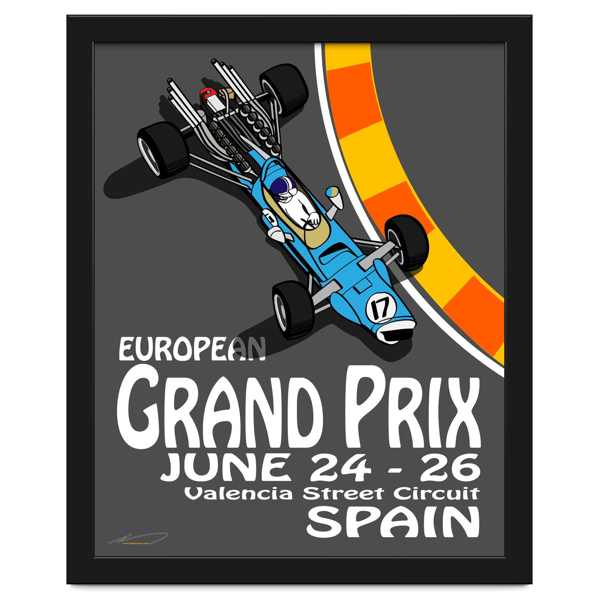 European Grand Prix poster
